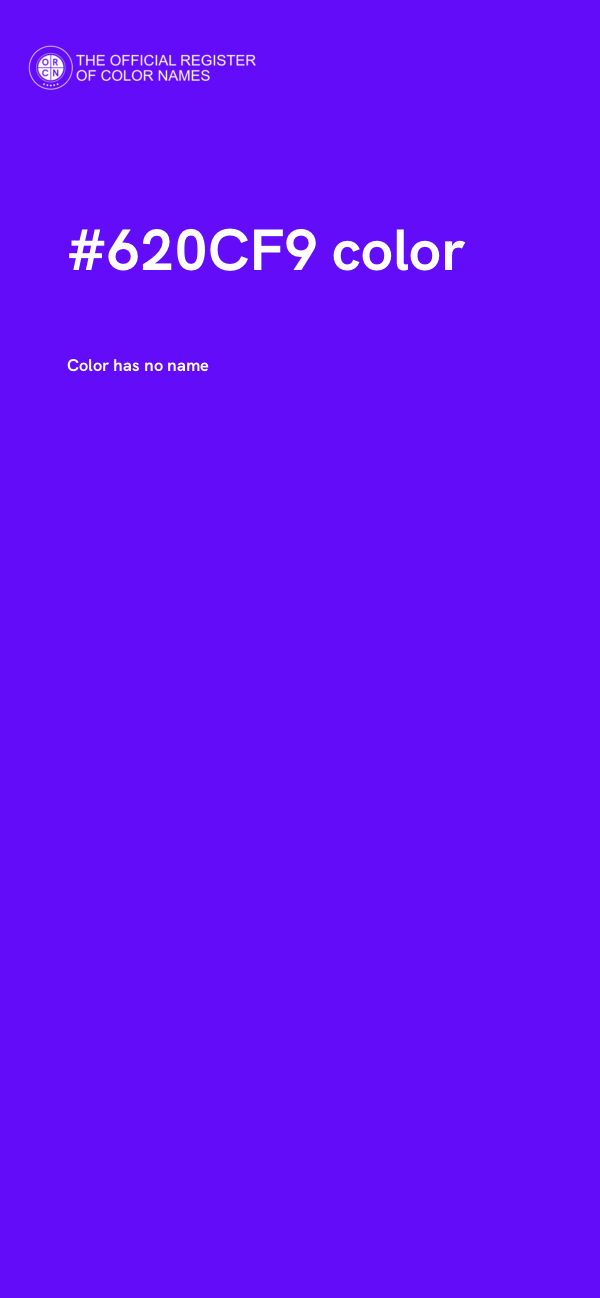 #620CF9 color image