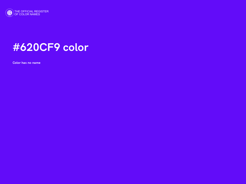 #620CF9 color image