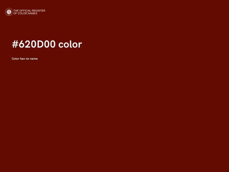 #620D00 color image