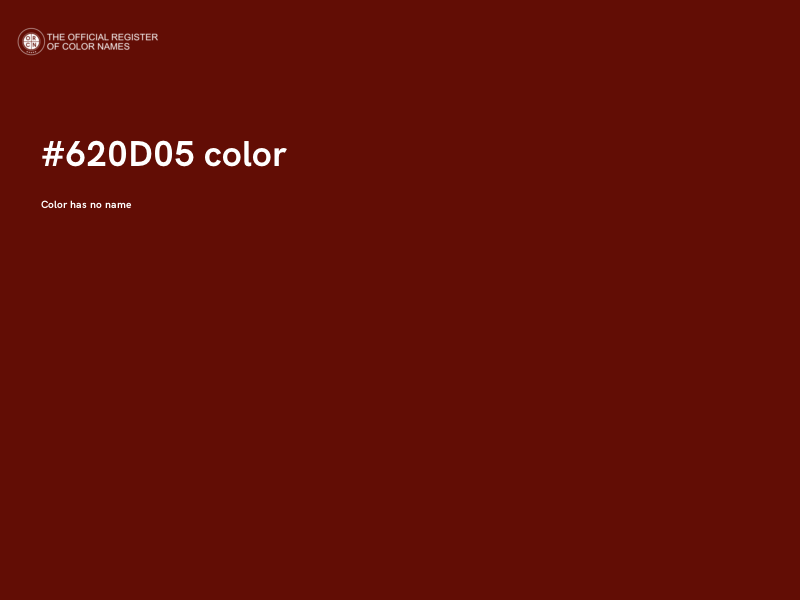 #620D05 color image