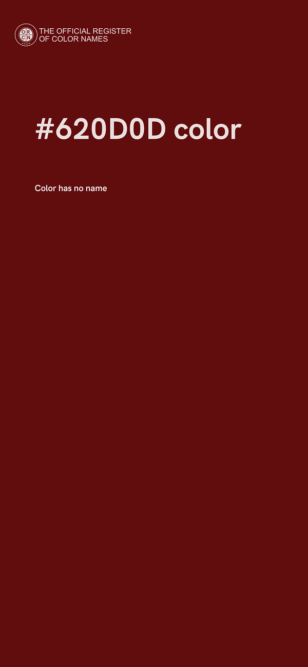 #620D0D color image
