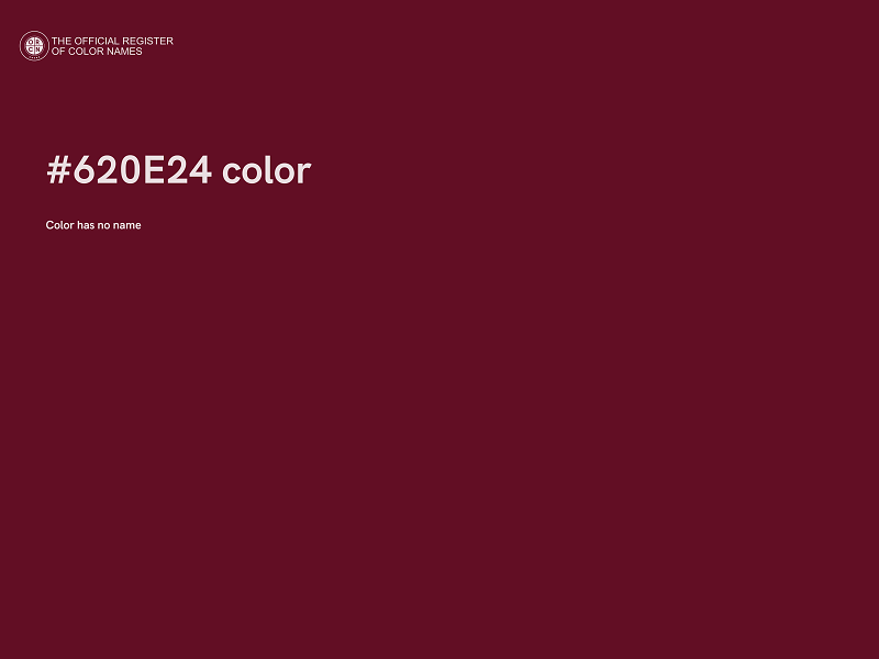 #620E24 color image