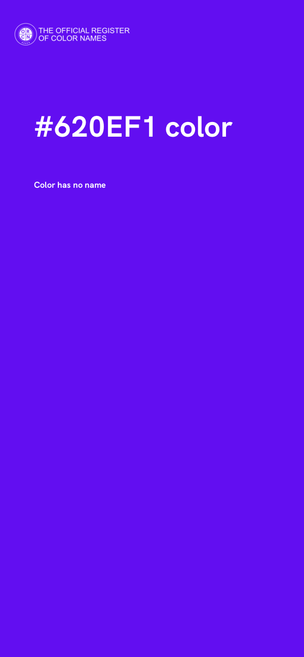 #620EF1 color image
