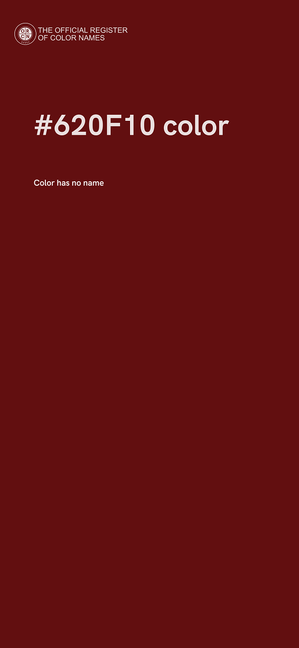 #620F10 color image