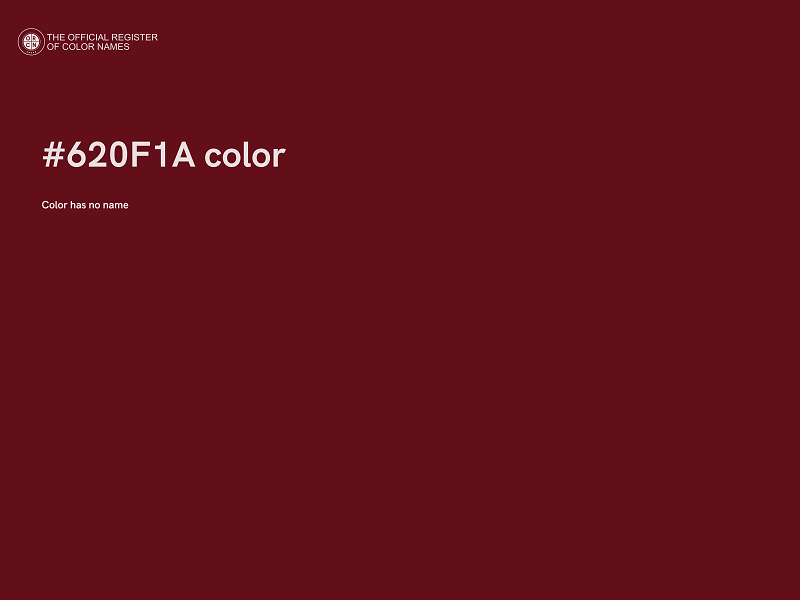 #620F1A color image