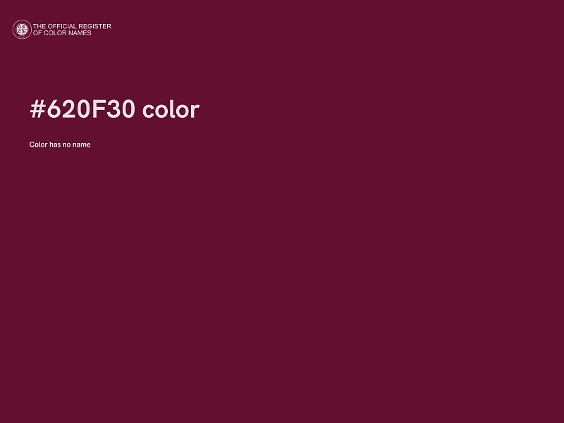 #620F30 color image