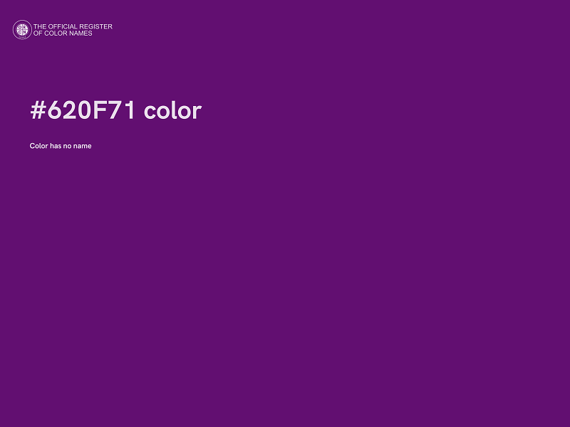#620F71 color image