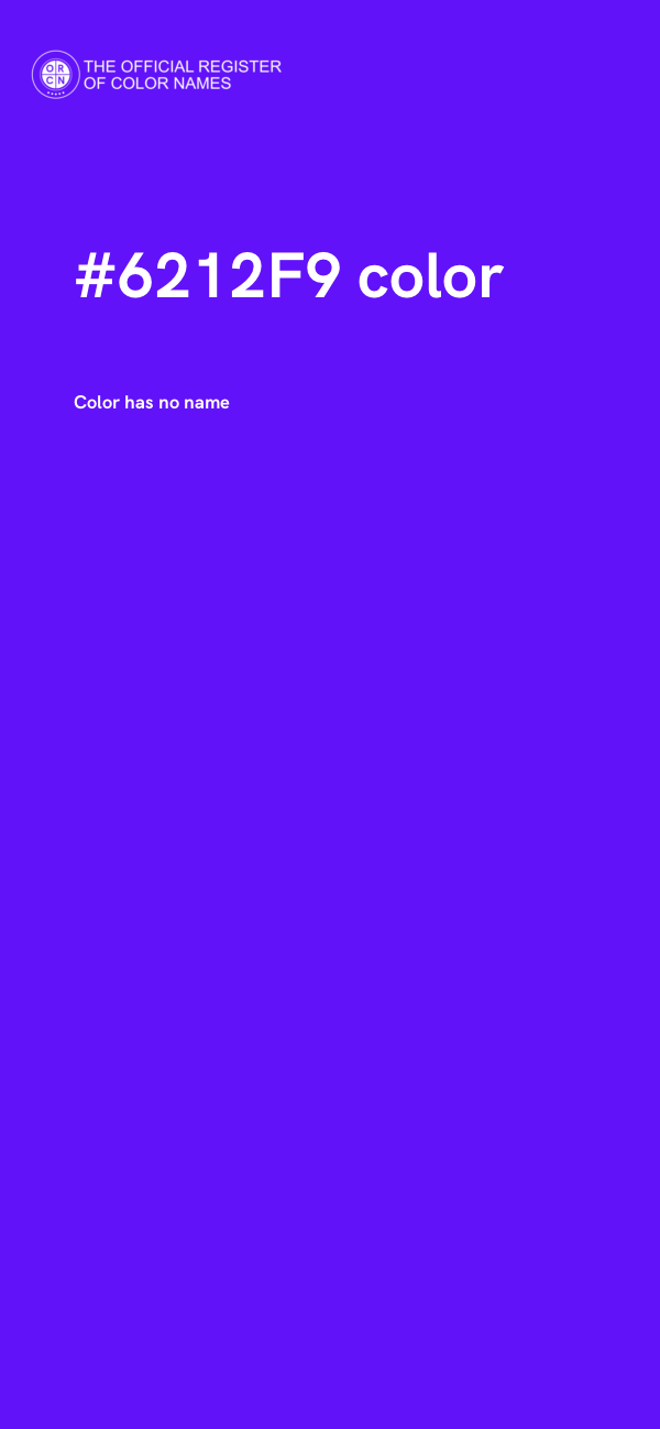 #6212F9 color image