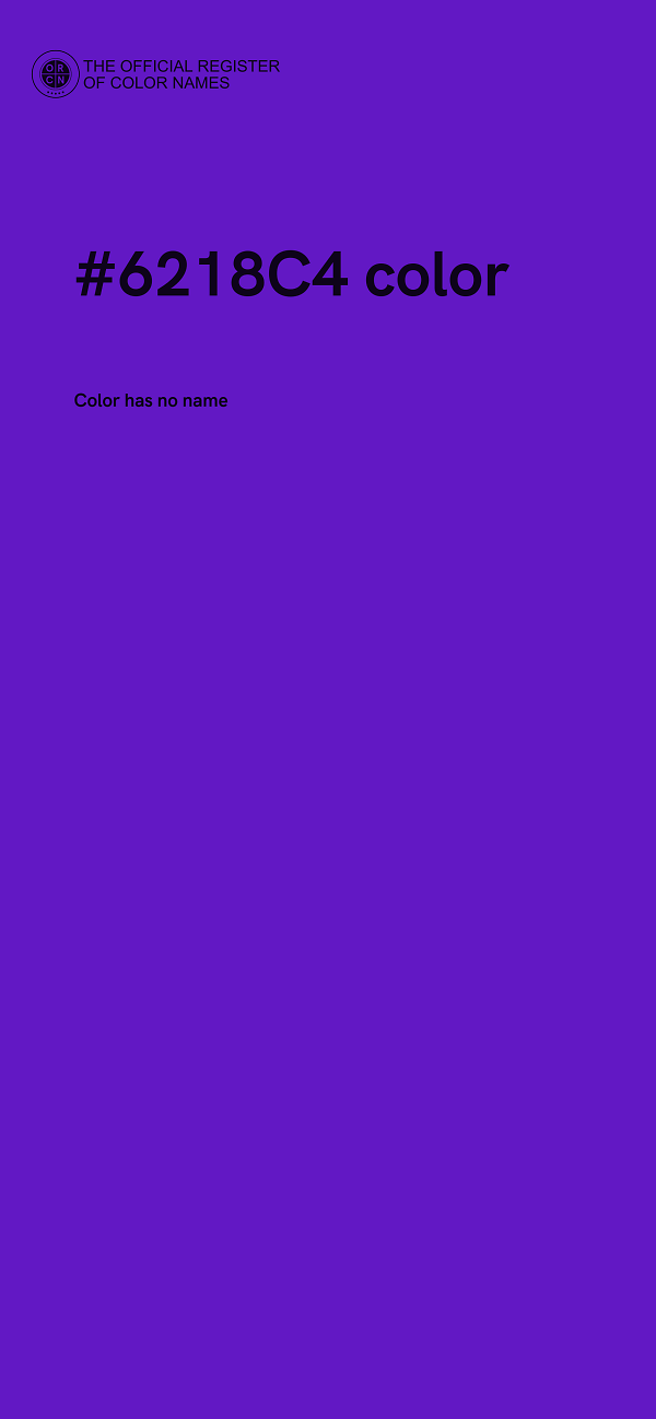 #6218C4 color image