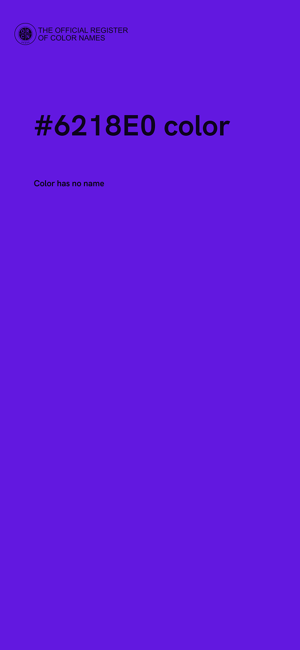 #6218E0 color image