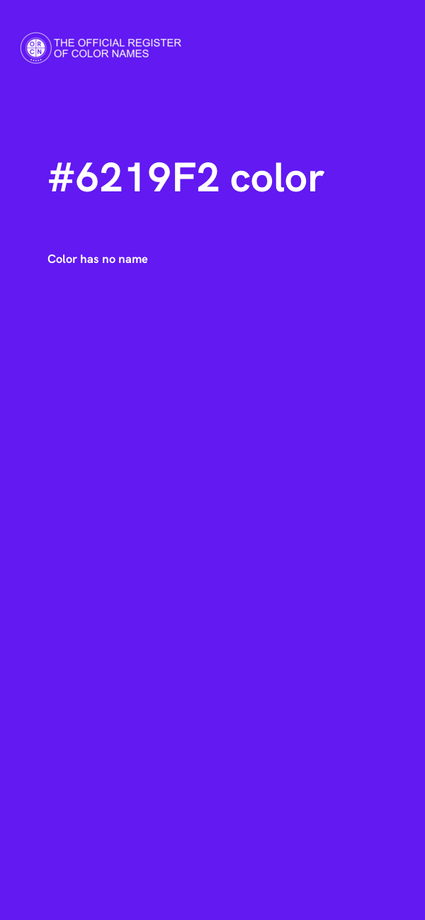 #6219F2 color image