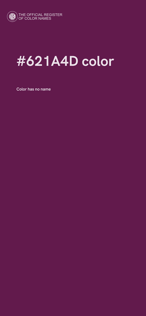 #621A4D color image