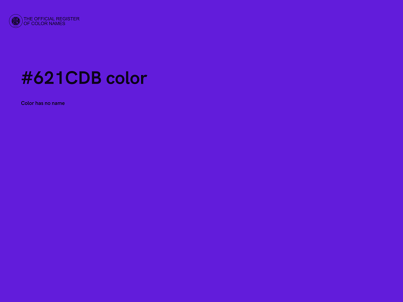 #621CDB color image