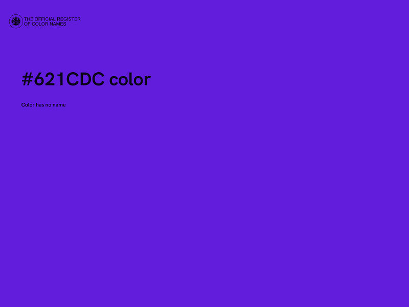 #621CDC color image