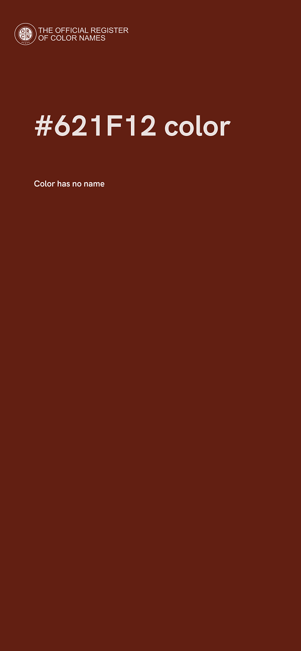 #621F12 color image