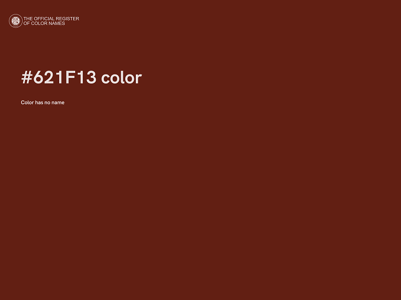 #621F13 color image
