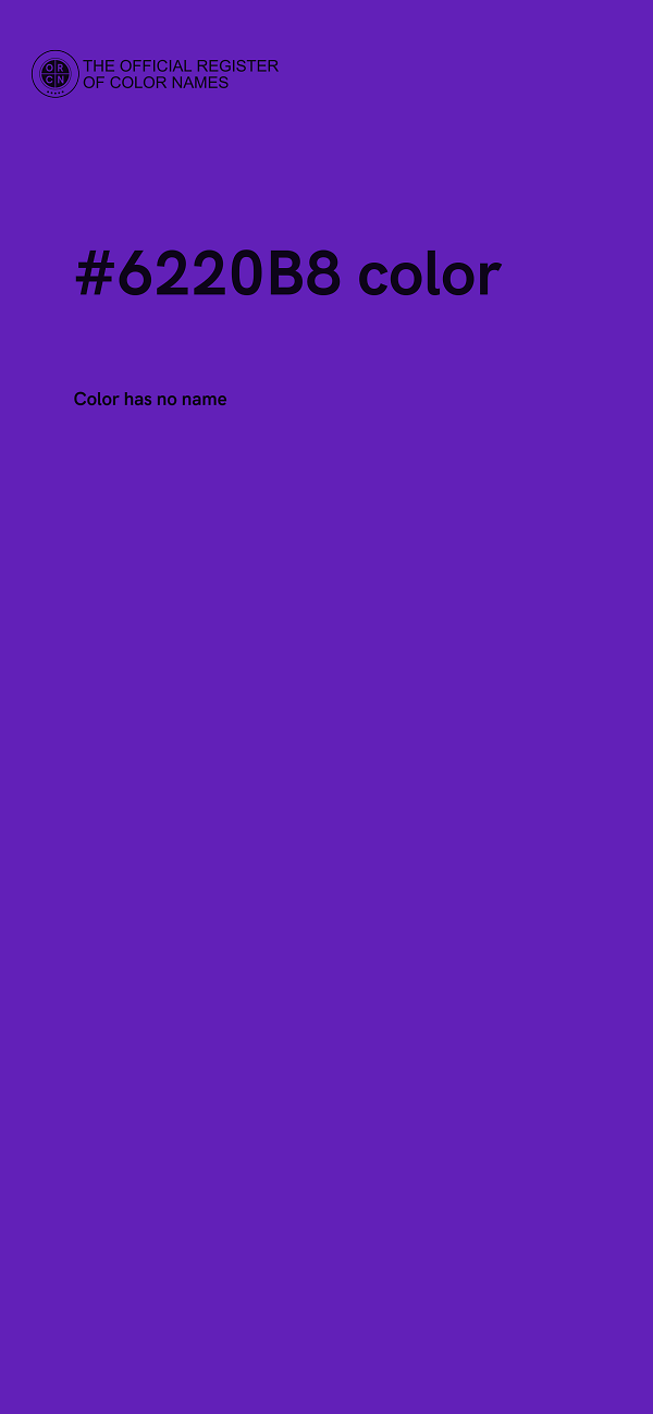 #6220B8 color image