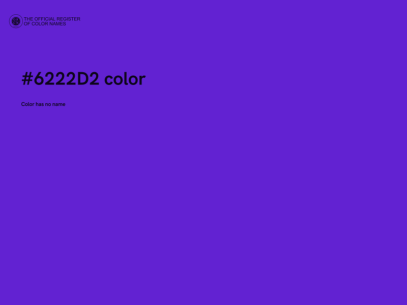 #6222D2 color image
