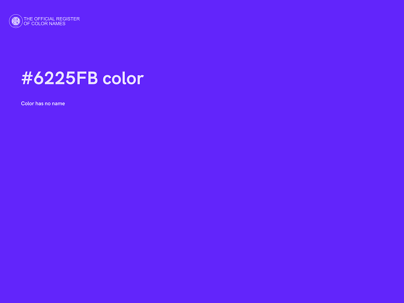 #6225FB color image