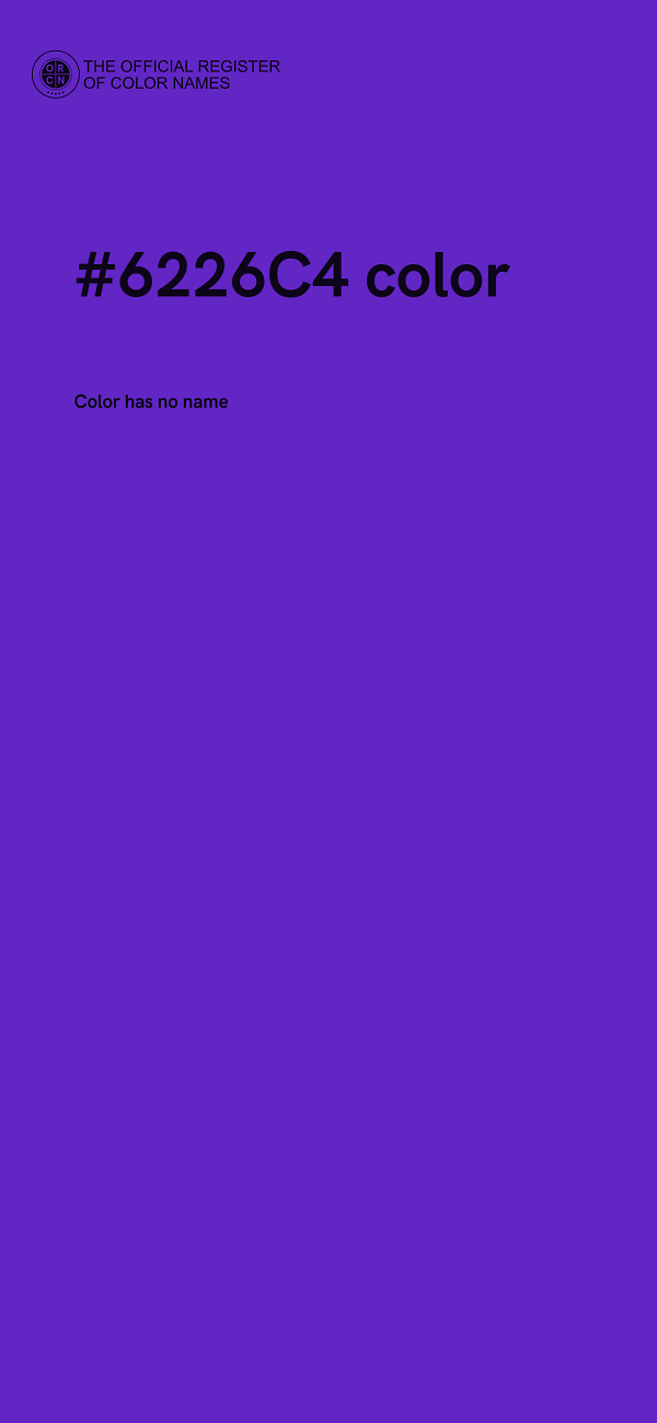 #6226C4 color image