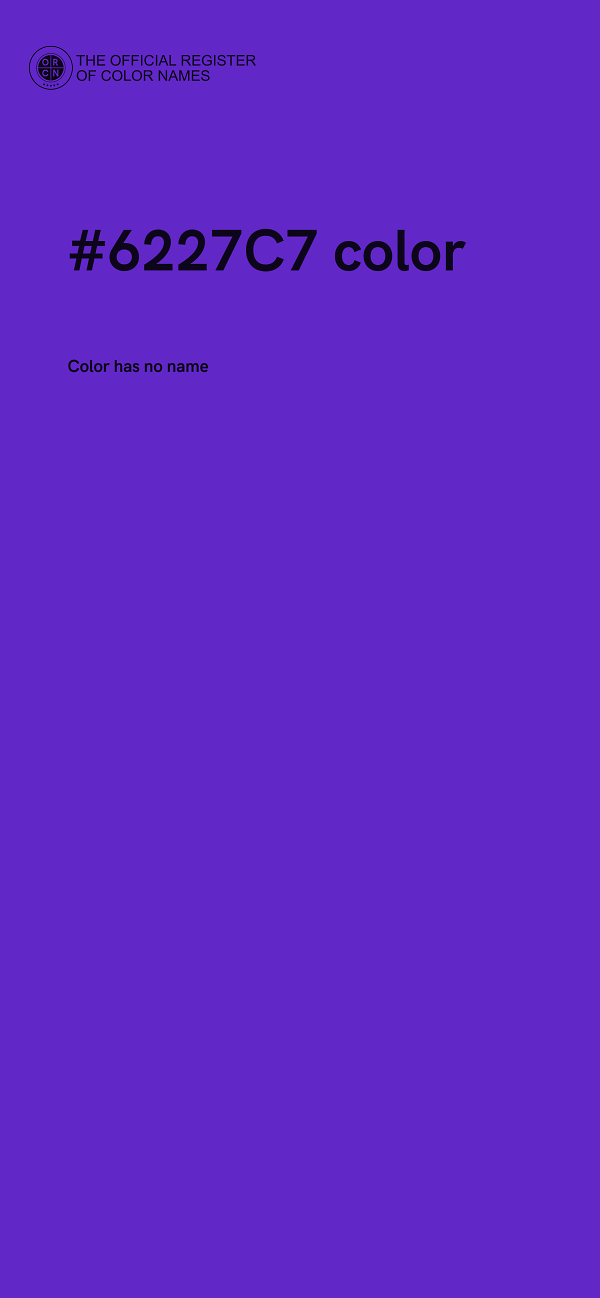 #6227C7 color image