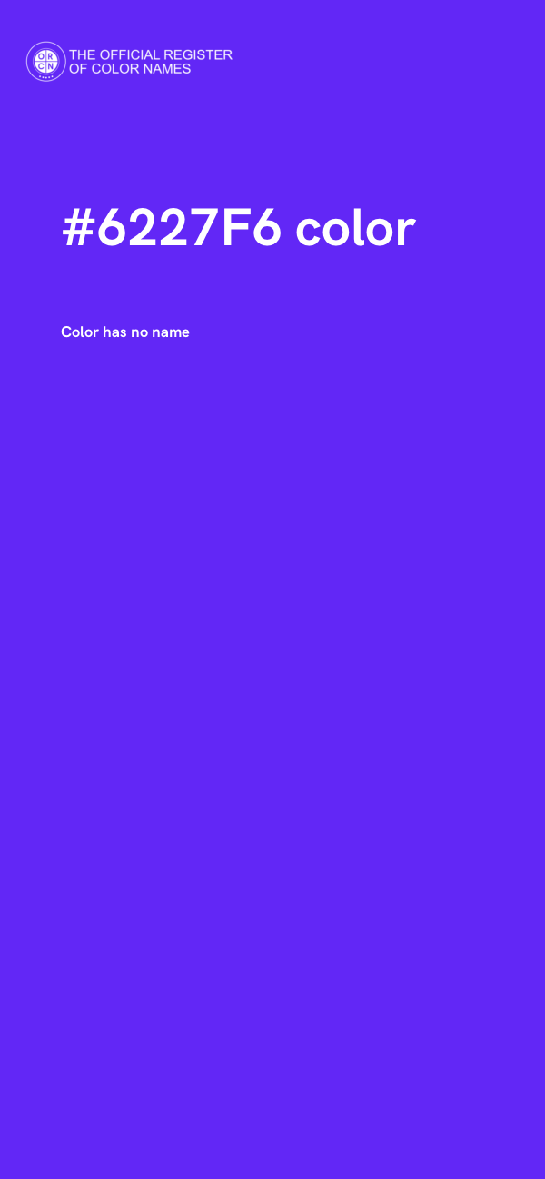 #6227F6 color image
