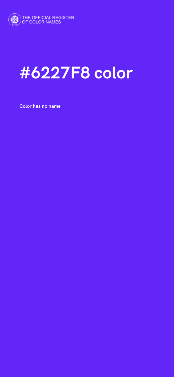 #6227F8 color image