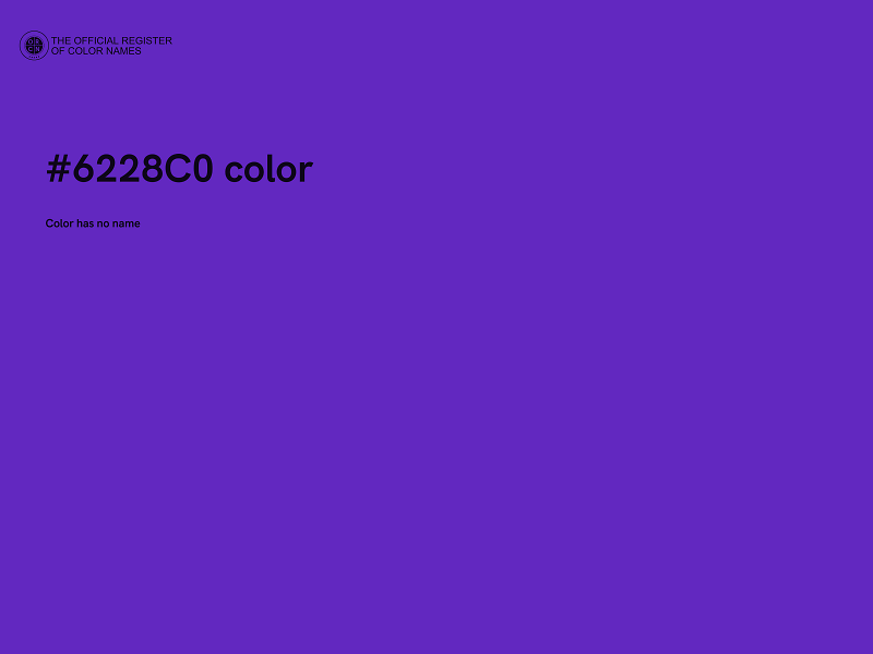 #6228C0 color image