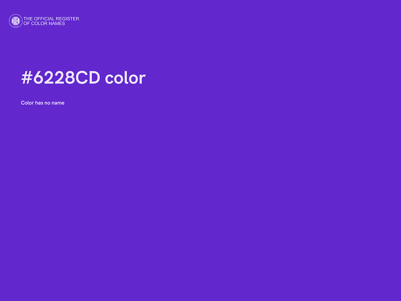 #6228CD color image