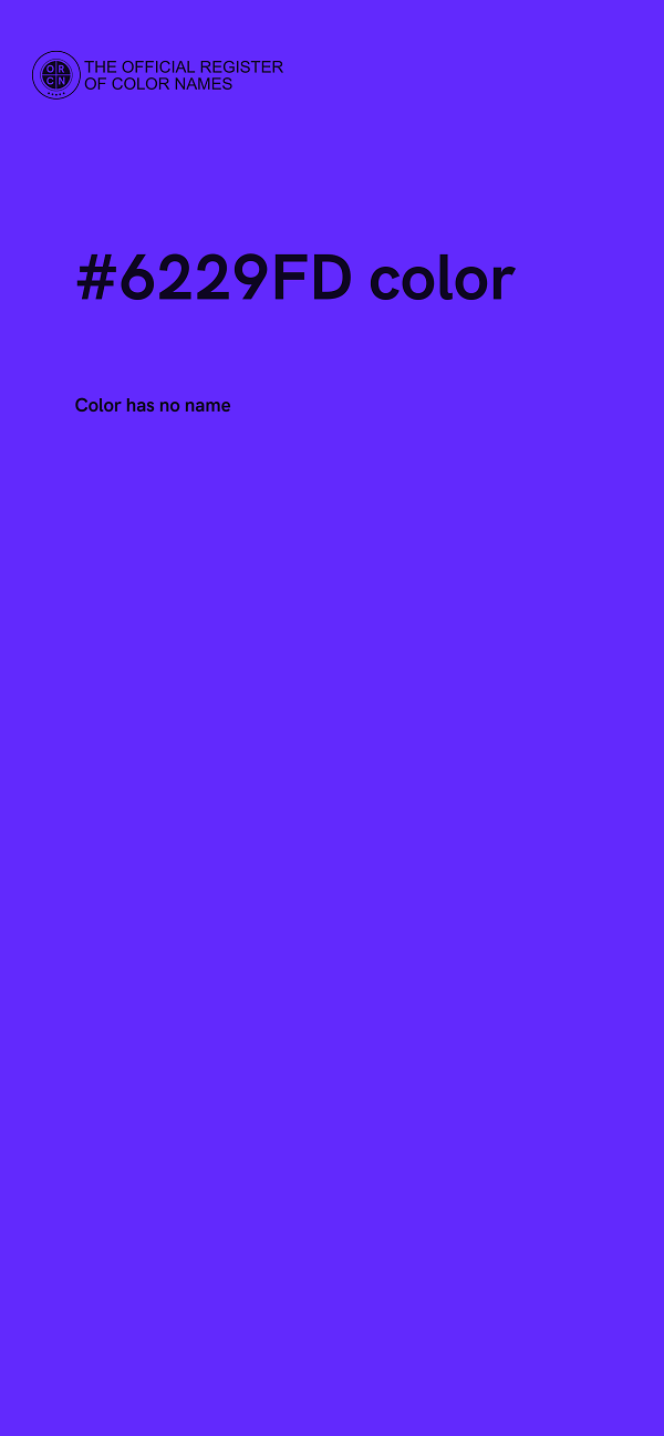 #6229FD color image