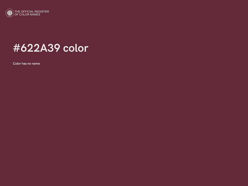 #622A39 color image