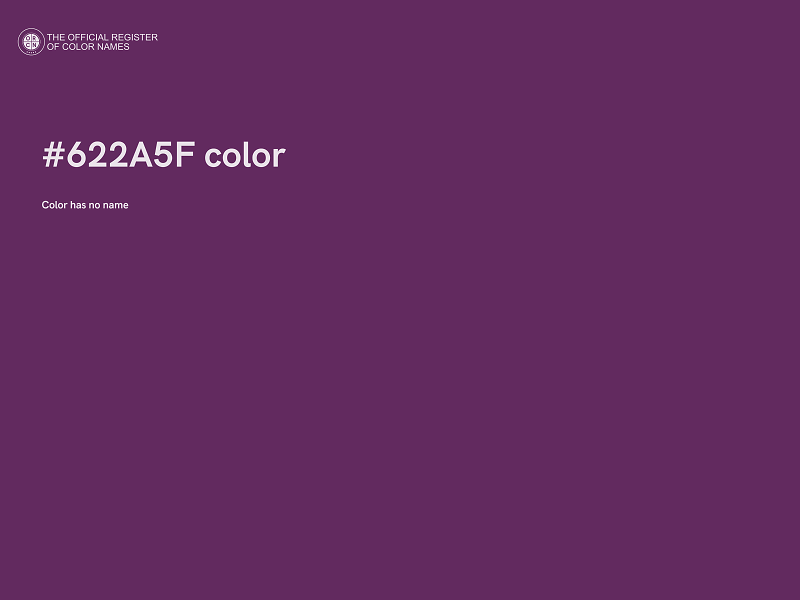 #622A5F color image