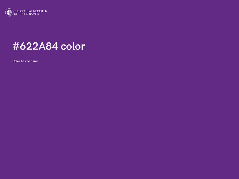 #622A84 color image