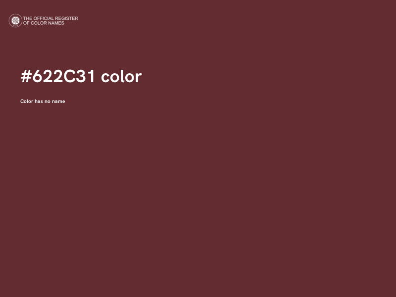 #622C31 color image