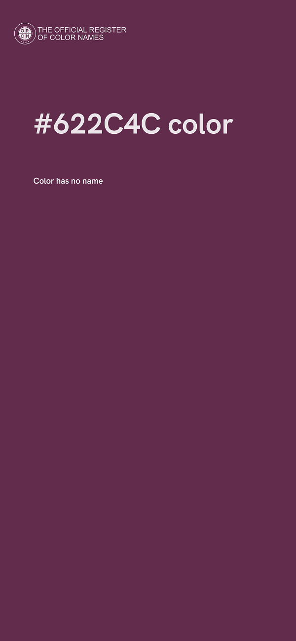 #622C4C color image