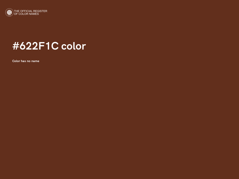 #622F1C color image