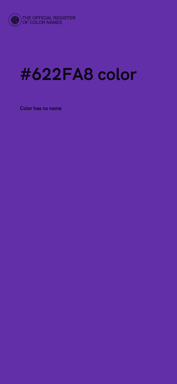 #622FA8 color image