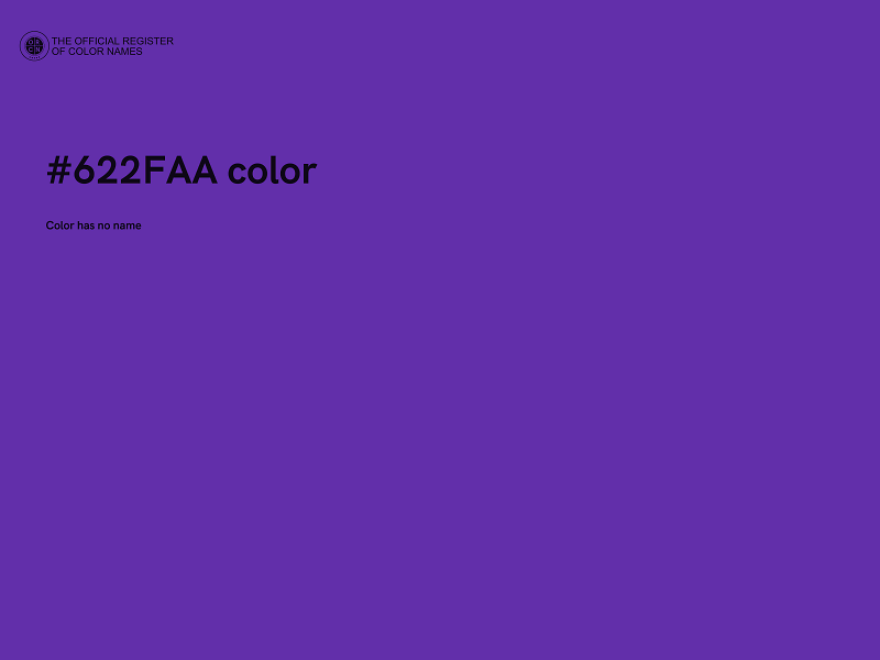 #622FAA color image