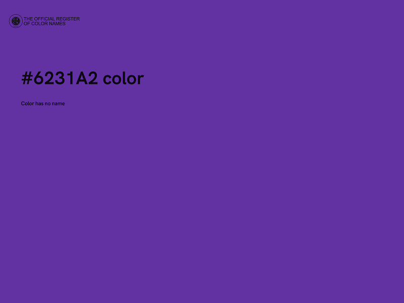#6231A2 color image