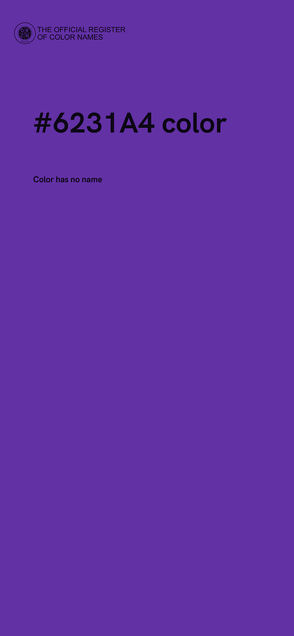 #6231A4 color image
