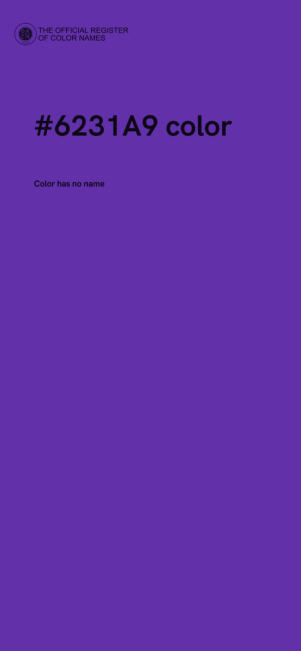 #6231A9 color image