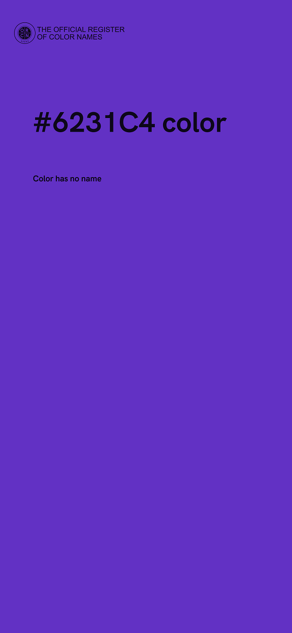 #6231C4 color image