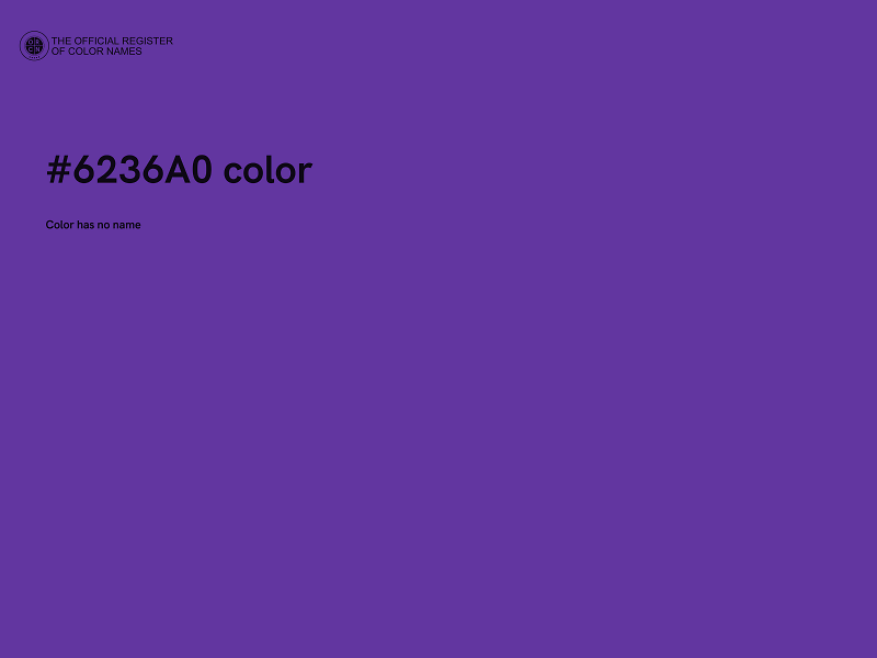 #6236A0 color image