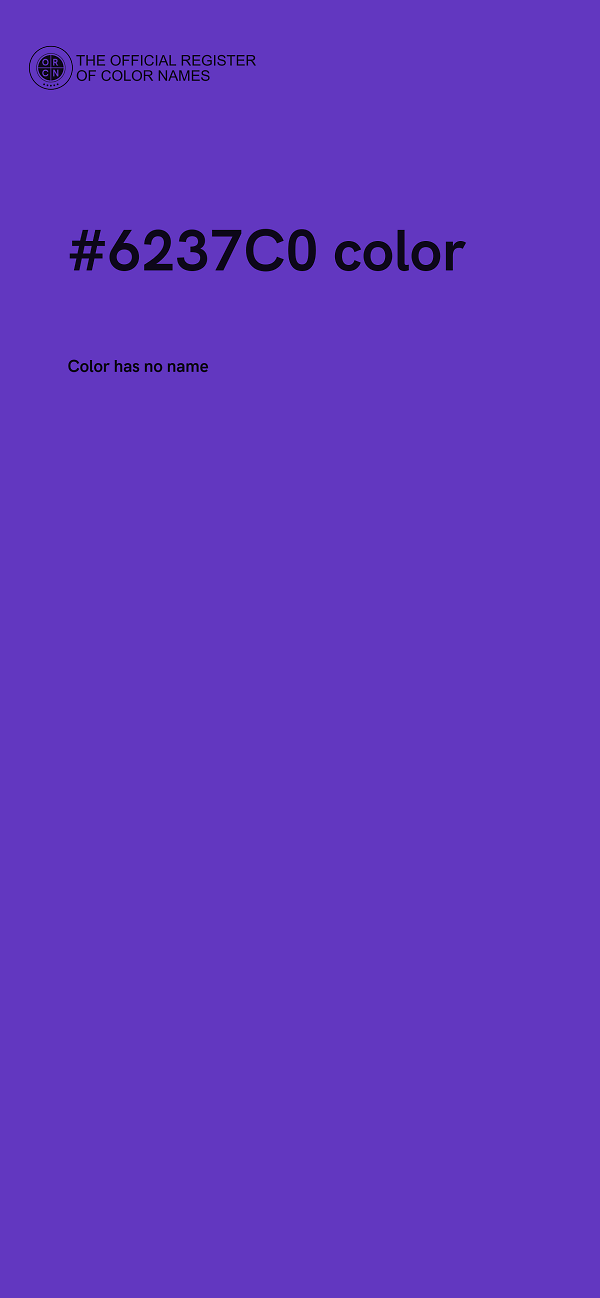 #6237C0 color image