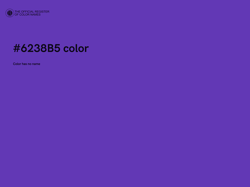 #6238B5 color image
