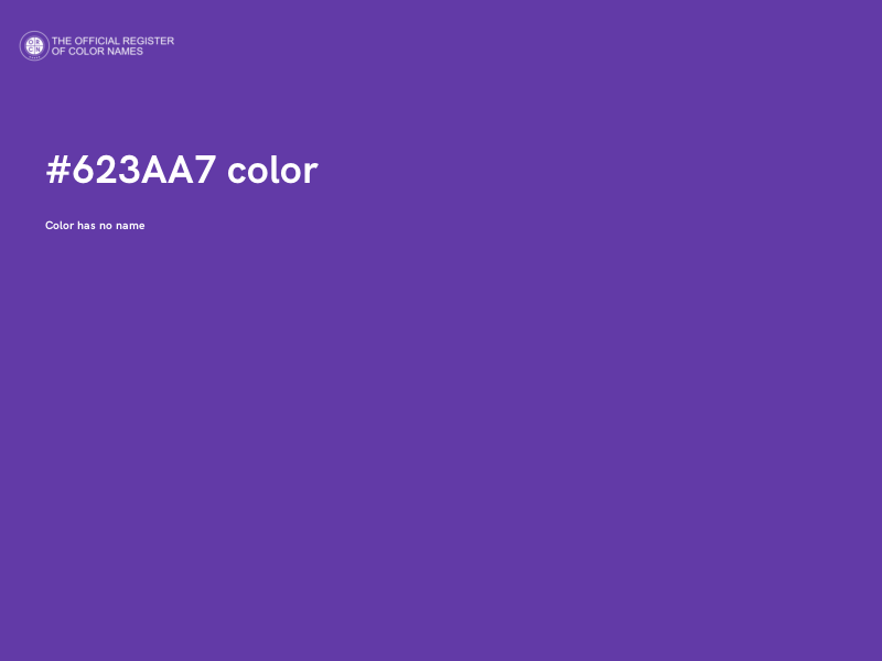 #623AA7 color image