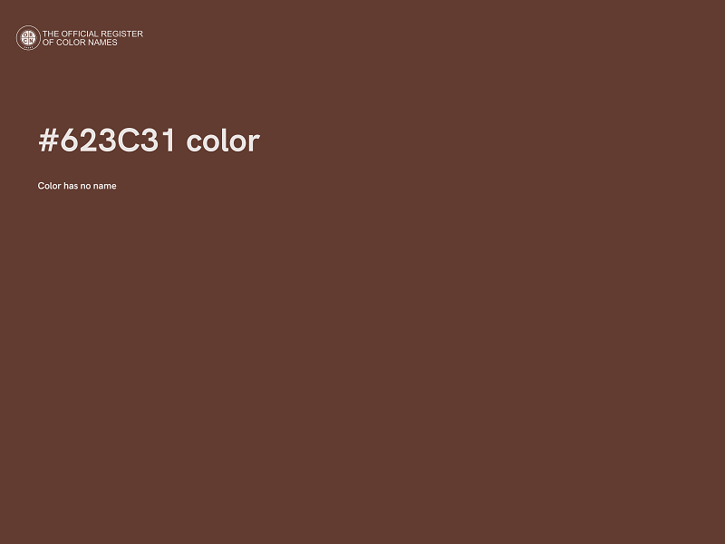 #623C31 color image
