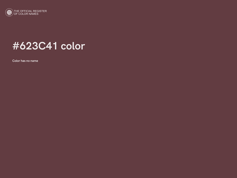 #623C41 color image
