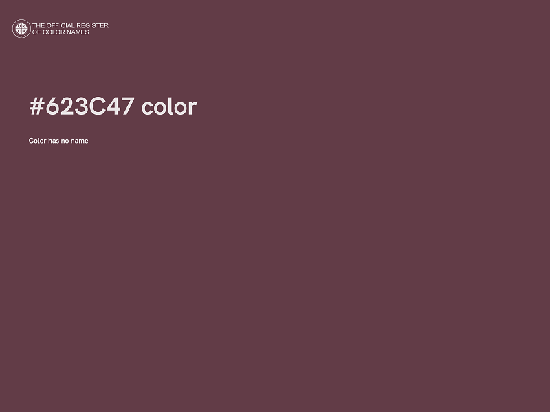 #623C47 color image