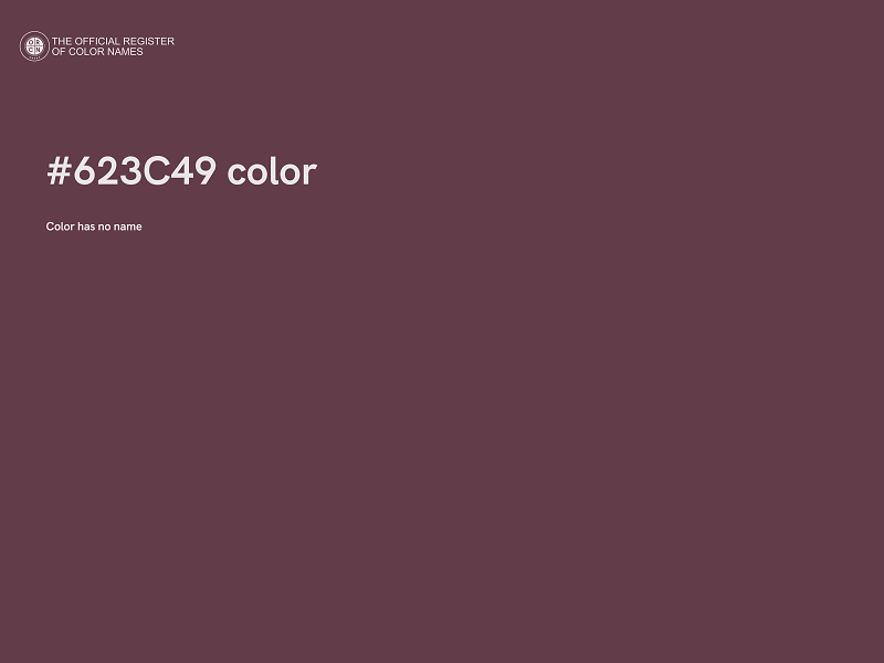 #623C49 color image